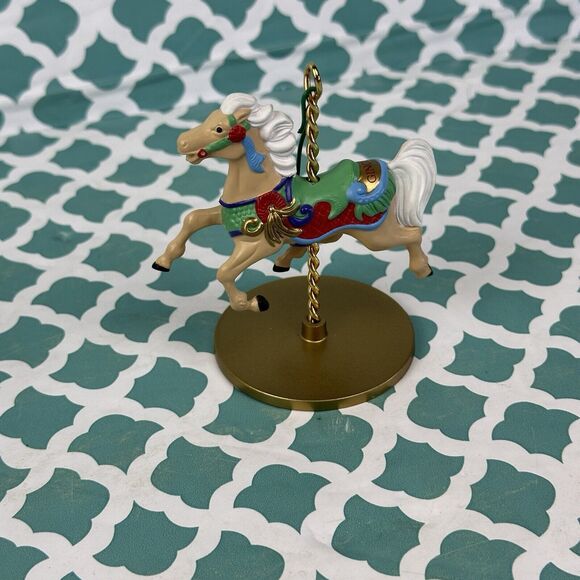 Hallmark Carousel Horse series Christmas Ornament Star And Ginger‎  2/4 1989 - Picture 15 of 16